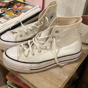 High top platform converse